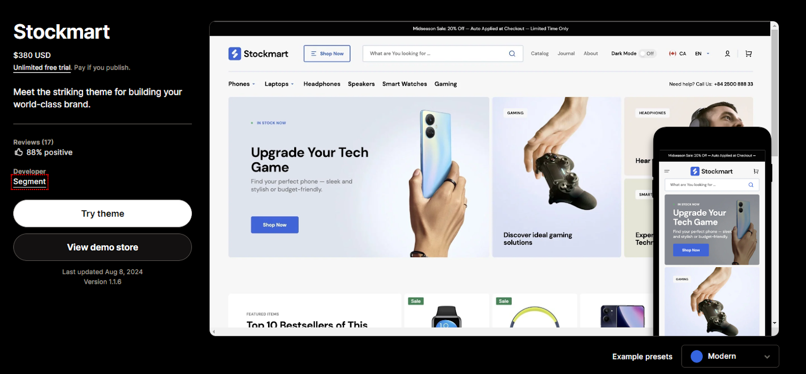 Stockmart Shopify Theme: An Overview